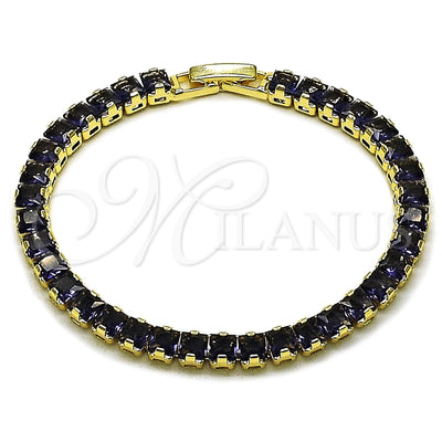 Gold Filled Gold-Filled Baguette Bracelet 03.130.0004.2.07 for wholesale, main product view