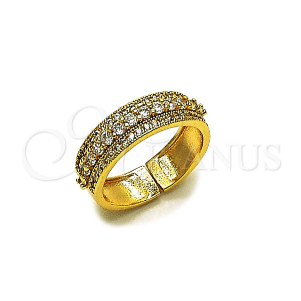 Gold Filled Ring — Multi Stone Ring Cluster Design with White Cubic — main product view — SKU 165478 | Oro Laminado anillo — Multi Stone Ring Cluster diseño with blanco Cubic — SKU 165478