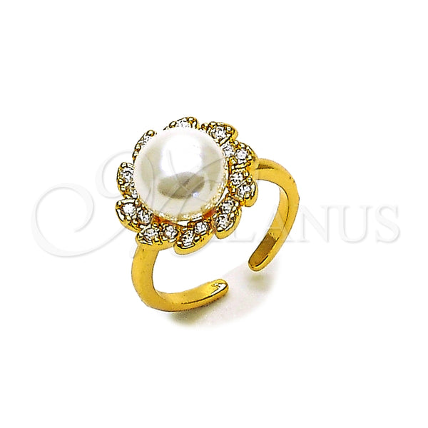 Gold Filled Ring — Multi Stone Ring Flower and Cluster Design with — main product view — SKU 165479 | Oro Laminado anillo — Multi Stone Ring flor and Cluster diseño with — SKU 165479