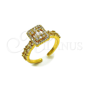 Gold Filled Ring — Multi Stone Ring Baguette and Cluster Design with — main product view — SKU 165483 | Oro Laminado anillo — Multi Stone Ring Baguette and Cluster diseño with — SKU 165483
