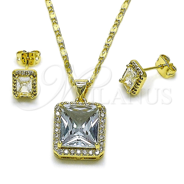 Gold Filled Ring — Earring and Pendant Adult Set Cluster Design with — main product view — SKU 165492 | Oro Laminado anillo — Earring and Pendant Adult Set Cluster diseño with — SKU 165492