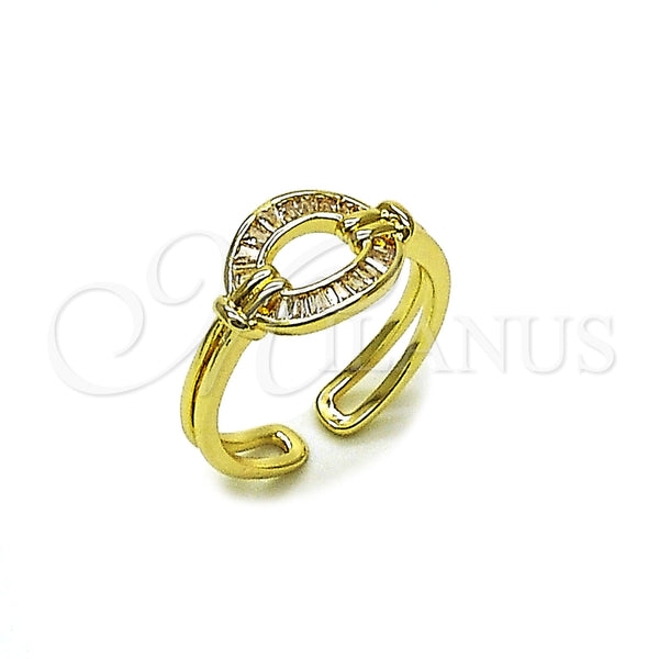 Gold Filled Ring — Multi Stone Ring Baguette Design with White Cubic — main product view — SKU 165493 | Oro Laminado anillo — Multi Stone Ring Baguette diseño with blanco Cubic — SKU 165493
