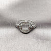 Rhodium Gold Filled Multi Stone Ring, Baguette Design, with White Cubic Zirconia, Polished, Rhodium Finish, 01.266.0083.1 (One size fits all)
