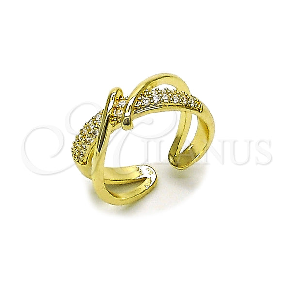 Gold Filled Ring — Multi Stone Ring with White Micro Pave Polished — main product view — SKU 165499 | Oro Laminado anillo — Multi Stone Ring with blanco Micro Pave pulido — SKU 165499