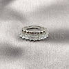Rhodium Gold Filled Multi Stone Ring, with White Cubic Zirconia, Polished, Rhodium Finish, 01.266.0087.5 (One size fits all)