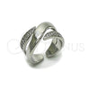 Rhodium Gold Filled Multi Stone Ring, with White Cubic Zirconia, Polished, Rhodium Finish, 01.266.0088.1 (One size fits all)