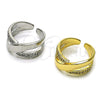 Rhodium Gold Filled Multi Stone Ring, with White Cubic Zirconia, Polished, Rhodium Finish, 01.266.0088.1 (One size fits all)