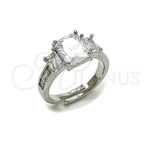 Gold Filled Ring — Multi Stone Ring Baguette Design with White Cubic — main product view — SKU 165518 | Oro Laminado anillo — Multi Stone Ring Baguette diseño with blanco Cubic — SKU 165518