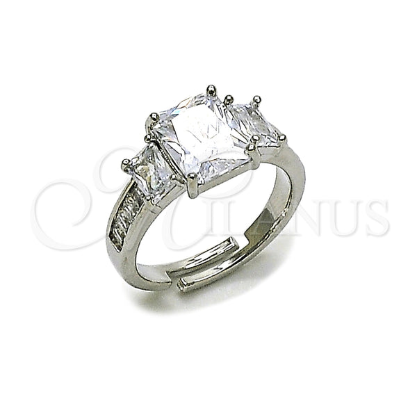 Gold Filled Ring — Multi Stone Ring Baguette Design with White Cubic — main product view — SKU 165518 | Oro Laminado anillo — Multi Stone Ring Baguette diseño with blanco Cubic — SKU 165518