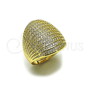 Gold Filled Ring — Multi Stone Ring with White Cubic Zirconia Polished — main product view — SKU 165521 | Oro Laminado anillo — Multi Stone Ring with blanco Cubic Zirconia pulido — SKU 165521