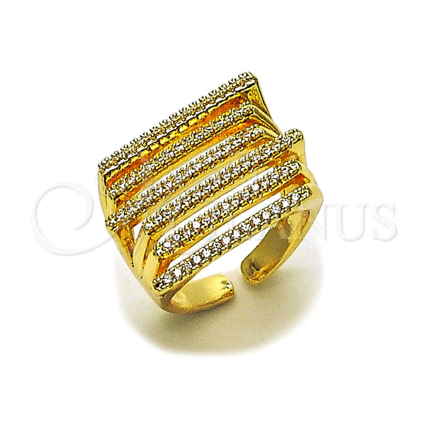 Gold Filled Ring — Multi Stone Ring with White Cubic Zirconia Polished — main product view — SKU 165523 | Oro Laminado anillo — Multi Stone Ring with blanco Cubic Zirconia pulido — SKU 165523