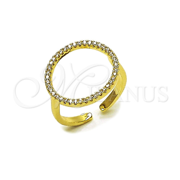 Gold Filled Ring — Multi Stone Ring with White Micro Pave Polished — main product view — SKU 165537 | Oro Laminado anillo — Multi Stone Ring with blanco Micro Pave pulido — SKU 165537