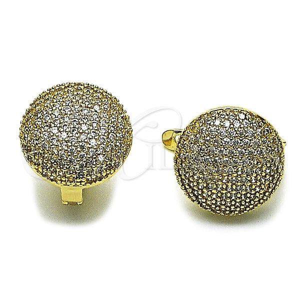 Gold Filled Ring — Leverback Earring with White Cubic Zirconia Polished 02. — main product view — SKU 165549 | Oro Laminado anillo — Leverback Earring with blanco Cubic Zirconia pulido 02. — SKU 165549
