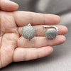 Rhodium Gold Filled Leverback Earring, with White Cubic Zirconia, Polished, Rhodium Finish, 02.266.0087.1.16