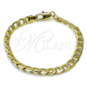 Gold Filled Bracelet — Basic Bracelet Curb Design Polished 04. Thickness 8 — main product view — SKU 165571 | Oro Laminado brazalete — básico Bracelet Curb diseño pulido 04. Thickness 8 — SKU 165571
