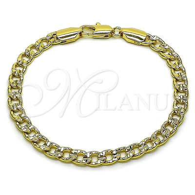 Pulsera de Oro Laminado 04.213.0378.08 por Mayoreo, vista principal del producto