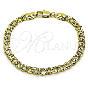 Gold Filled Bracelet — Basic Bracelet Concave Cuban Design Polished 04. Thickness — main product view — SKU 165572 | Oro Laminado brazalete — básico Bracelet Concave Cuban diseño pulido 04. Thickness — SKU 165572