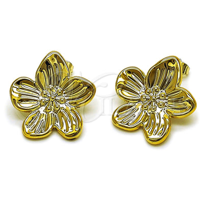 Stainless Steel Flower Earrings 02.467.0001 for wholesale, main product view