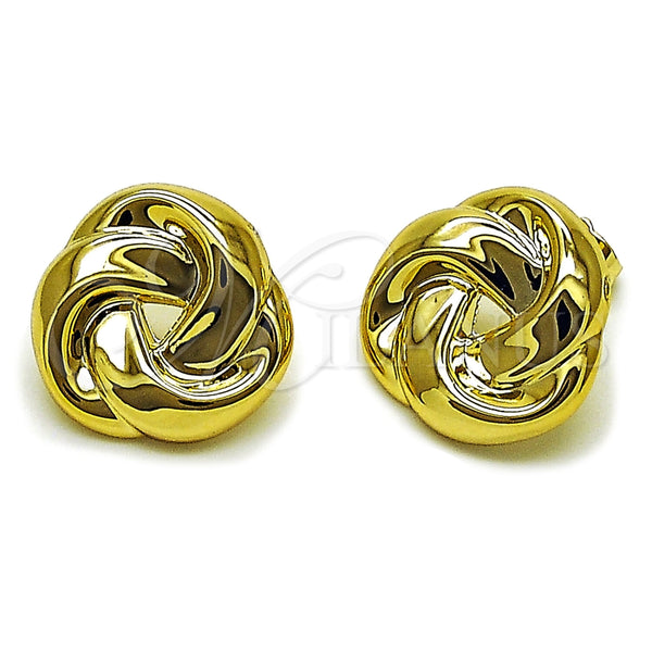 Stainless Steel Ring — Stud Earring Love Knot Design Polished 02. — main product view — SKU 165596 | Acero Inoxidable anillo — Stud Earring Love Knot diseño pulido 02. — SKU 165596
