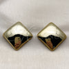 Stainless Steel Stud Earring, Polished, Golden Finish, 02.467.0004