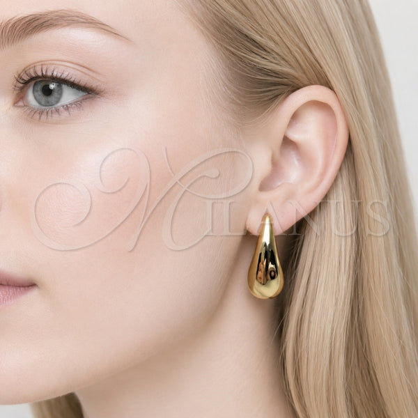 Stainless Steel Ring — Stud Earring Polished 02. — alternate product view — SKU 165598 | Acero Inoxidable anillo — Stud Earring pulido 02. — SKU 165598