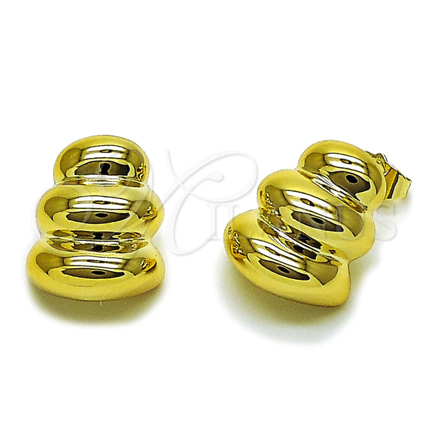 Stainless Steel Ring — Stud Earring Polished 02. — main product view — SKU 165600 | Acero Inoxidable anillo — Stud Earring pulido 02. — SKU 165600