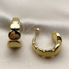 Stainless Steel Medium Hoop, Polished, Golden Finish, 02.467.0013.30