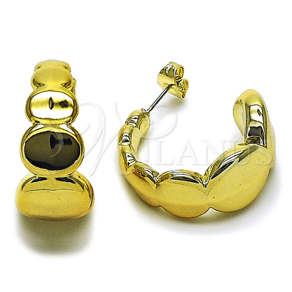 Stainless Steel Medium Hoop, Polished, Golden Finish, 02.467.0013.30