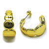 Stainless Steel Medium Hoop, Polished, Golden Finish, 02.467.0013.30
