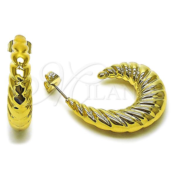 Stainless Steel Ring — Stud Earring Polished 02. — main product view — SKU 165607 | Acero Inoxidable anillo — Stud Earring pulido 02. — SKU 165607