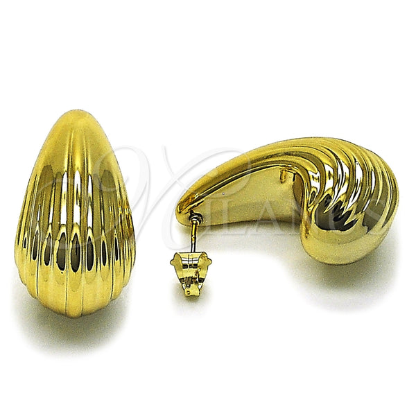 Stainless Steel Ring — Stud Earring Teardrop Design Polished 02. — main product view — SKU 165609 | Acero Inoxidable anillo — Stud Earring Teardrop diseño pulido 02. — SKU 165609