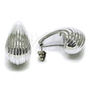 Rhodium Gold Filled Stud Earring, Teardrop Design, Polished, Rhodium Finish, 02.467.0016.1