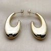 Stainless Steel Small Hoop, Polished, Golden Finish, 02.467.0017.20