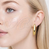 Stainless Steel Medium Hoop, Polished, Golden Finish, 02.467.0018.25