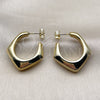 Stainless Steel Medium Hoop, Polished, Golden Finish, 02.467.0018.25
