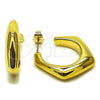 Stainless Steel Medium Hoop, Polished, Golden Finish, 02.467.0018.25