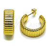 Stainless Steel Small Hoop, Polished, Golden Finish, 02.467.0021.25