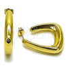 Stainless Steel Medium Hoop, Polished, Golden Finish, 02.467.0022.30