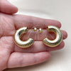 Stainless Steel Medium Hoop, Polished, Golden Finish, 02.467.0024.30