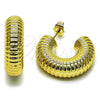 Stainless Steel Medium Hoop, Polished, Golden Finish, 02.467.0024.30