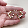 Stainless Steel Small Hoop, Polished, Golden Finish, 02.467.0025.25