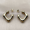 Stainless Steel Small Hoop, Polished, Golden Finish, 02.467.0025.25