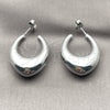 Rhodium Gold Filled Small Hoop, Polished, Rhodium Finish, 02.467.0019.1.25