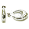 Rhodium Gold Filled Small Hoop, Polished, Rhodium Finish, 02.467.0019.1.25