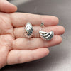 Rhodium Gold Filled Stud Earring, Teardrop Design, Polished, Rhodium Finish, 02.467.0026.1
