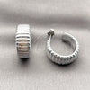 Rhodium Gold Filled Small Hoop, Polished, Rhodium Finish, 02.467.0021.1.25