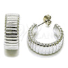 Rhodium Gold Filled Small Hoop, Polished, Rhodium Finish, 02.467.0021.1.25