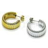 Rhodium Gold Filled Small Hoop, Polished, Rhodium Finish, 02.467.0021.1.25