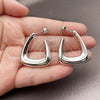 Rhodium Gold Filled Medium Hoop, Polished, Rhodium Finish, 02.467.0022.1.30