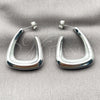 Rhodium Gold Filled Medium Hoop, Polished, Rhodium Finish, 02.467.0022.1.30